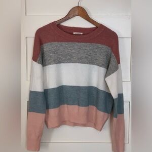 ANDREE BY UNIT Multicolor Striped Sweater